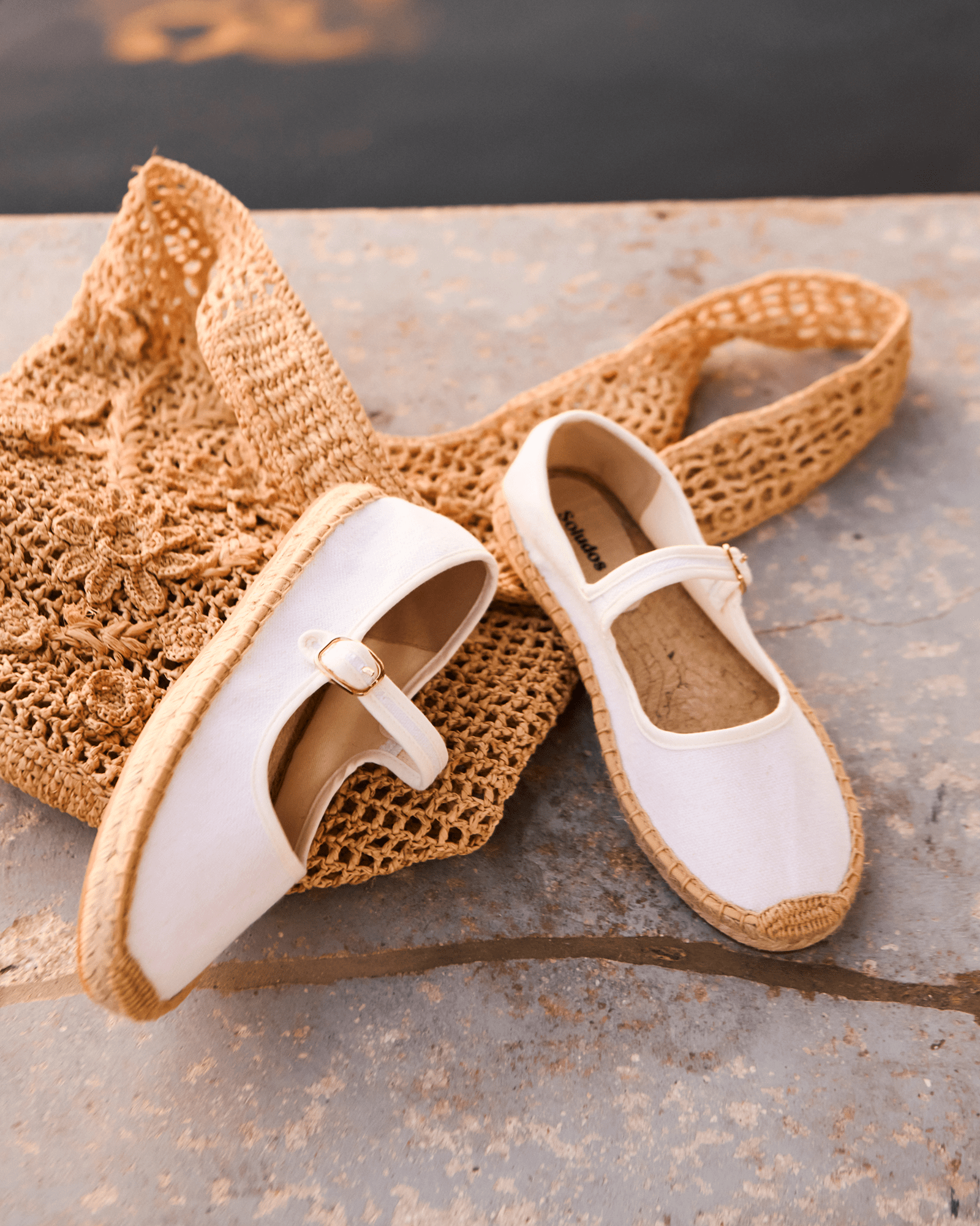 Women's Mary Jane Espadrille | Woven Color | Oasis White - Womens Espadrilles - Oasis White - ET2C - 
