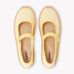 Women's Mary Jane Espadrille | Woven Color | Butter Yellow - Womens Espadrilles - Butter Yellow - ET2C - 