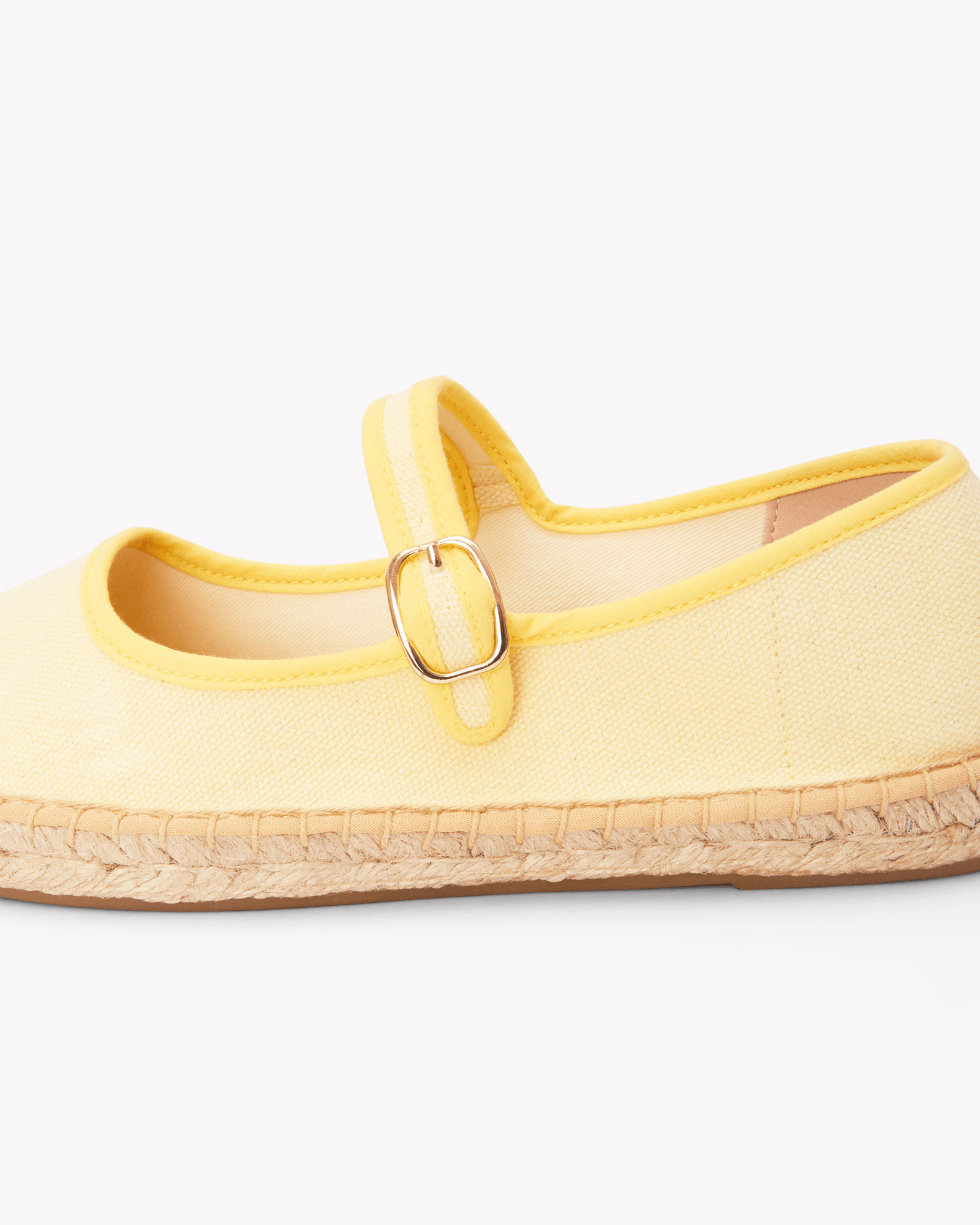 Women's Mary Jane Espadrille | Woven Color | Butter Yellow - Womens Espadrilles - Butter Yellow - ET2C - 