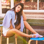 Women's Mary Jane Espadrille | Vichy | Blue - Pink - Womens Espadrilles - Blue - Pink - Soludos - 