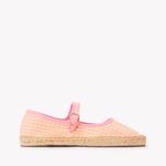 Women's Mary Jane Espadrille | Vichy | Pink - Yellow - Womens Espadrilles - Pink - Yellow - ET2C - 