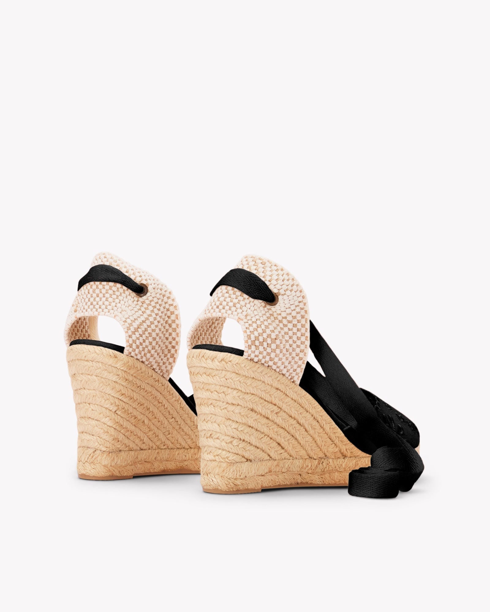 Women's Marseille Wedge Espadrille | Eyelet | Noche Black - Women's Espadrilles - Noche Black - Soludos -