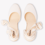 Women's Marseille Wedge Espadrille | Linen Color | Oasis White - Womens Espadrilles - Oasis White - Soludos - 