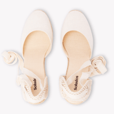 Women's Marseille Wedge Espadrille | Linen Color | Oasis White - Womens Espadrilles - Oasis White - Soludos - 