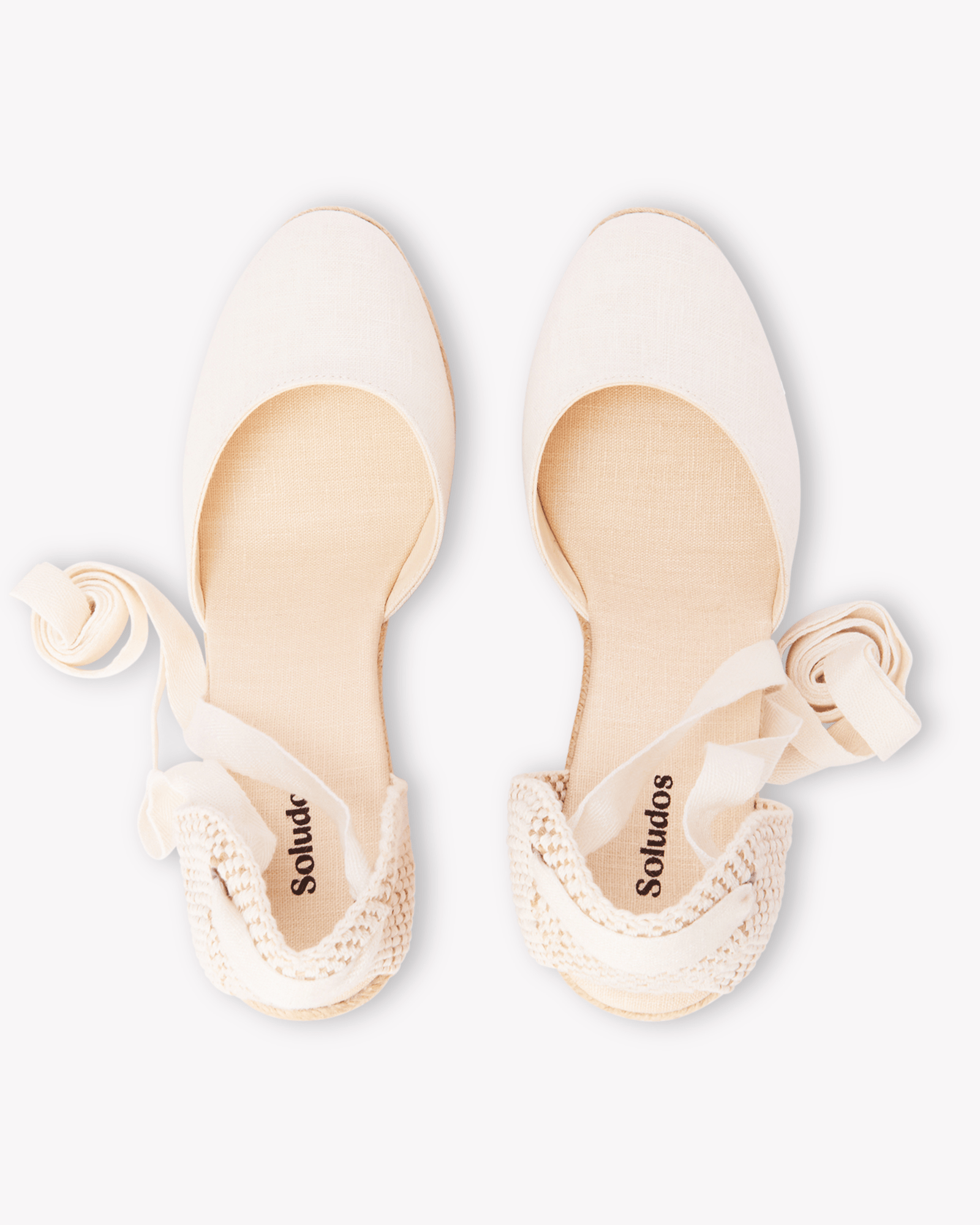Women's Marseille Wedge Espadrille | Linen Color | Oasis White - Womens Espadrilles - Oasis White - Soludos - 