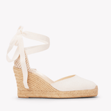 Women's Marseille Wedge Espadrille | Linen Color | Oasis White - Womens Espadrilles - Oasis White - Soludos - 