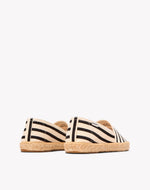The Original Espadrille - Classic Stripes - Ivory / Black - Women's - Women's Espadrilles - Ivory / Black - Soludos - 