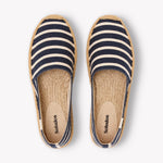 The Original Espadrille - Classic Stripes - Navy / Ivory - Women's - Women's Espadrilles - Navy / Ivory - Soludos - 