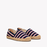 The Original Espadrille - Classic Stripes - Navy / Ivory / Red - Women's - Women's Espadrilles - Navy / Ivory / Red - Soludos - 