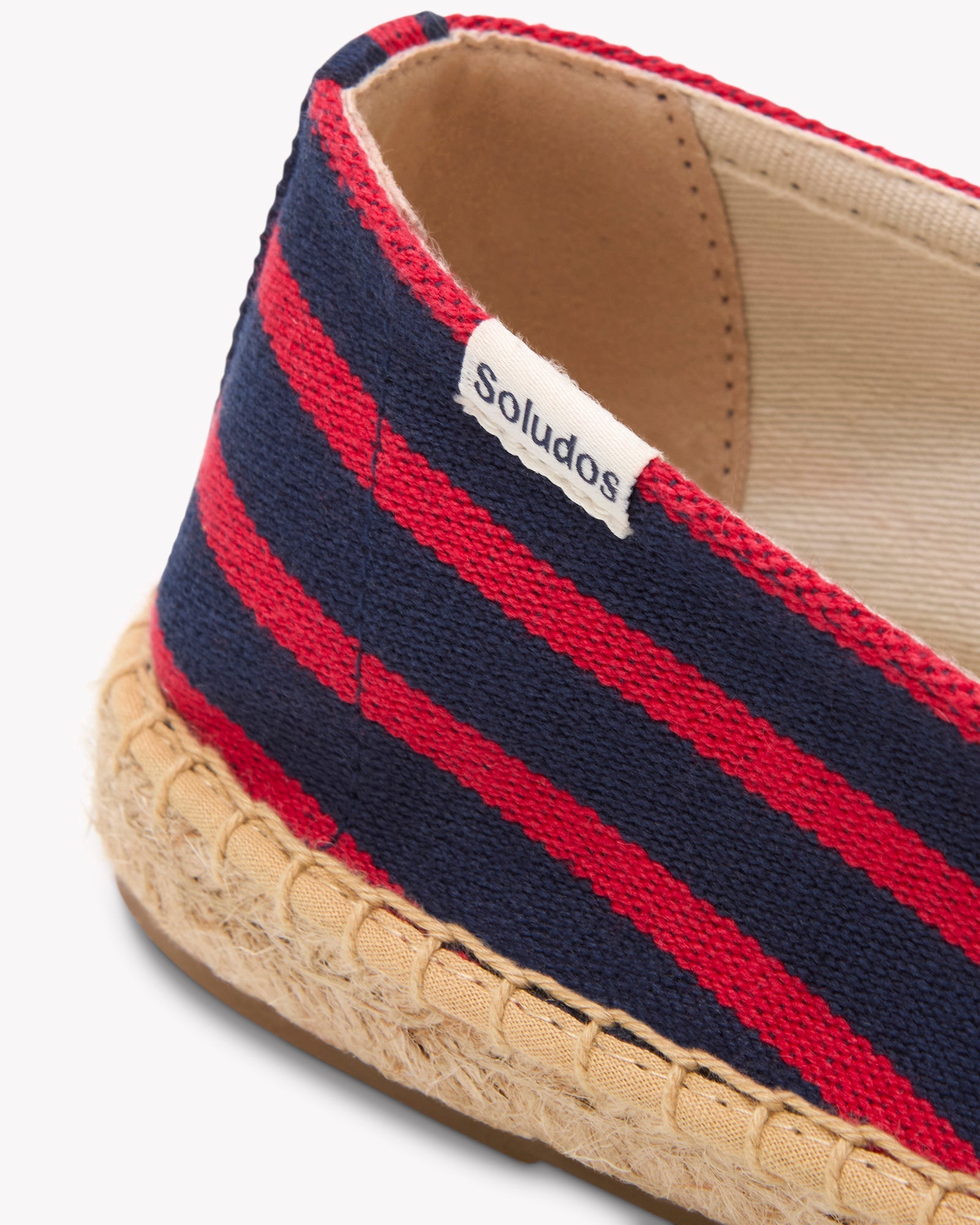 The Original Espadrille - Classic Stripes - Navy / Red - Women's