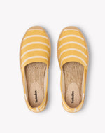 The Original Espadrille - Classic Stripes - Yellow / Ivory - Women's - Women's Espadrilles - Yellow / Ivory - Soludos - 
