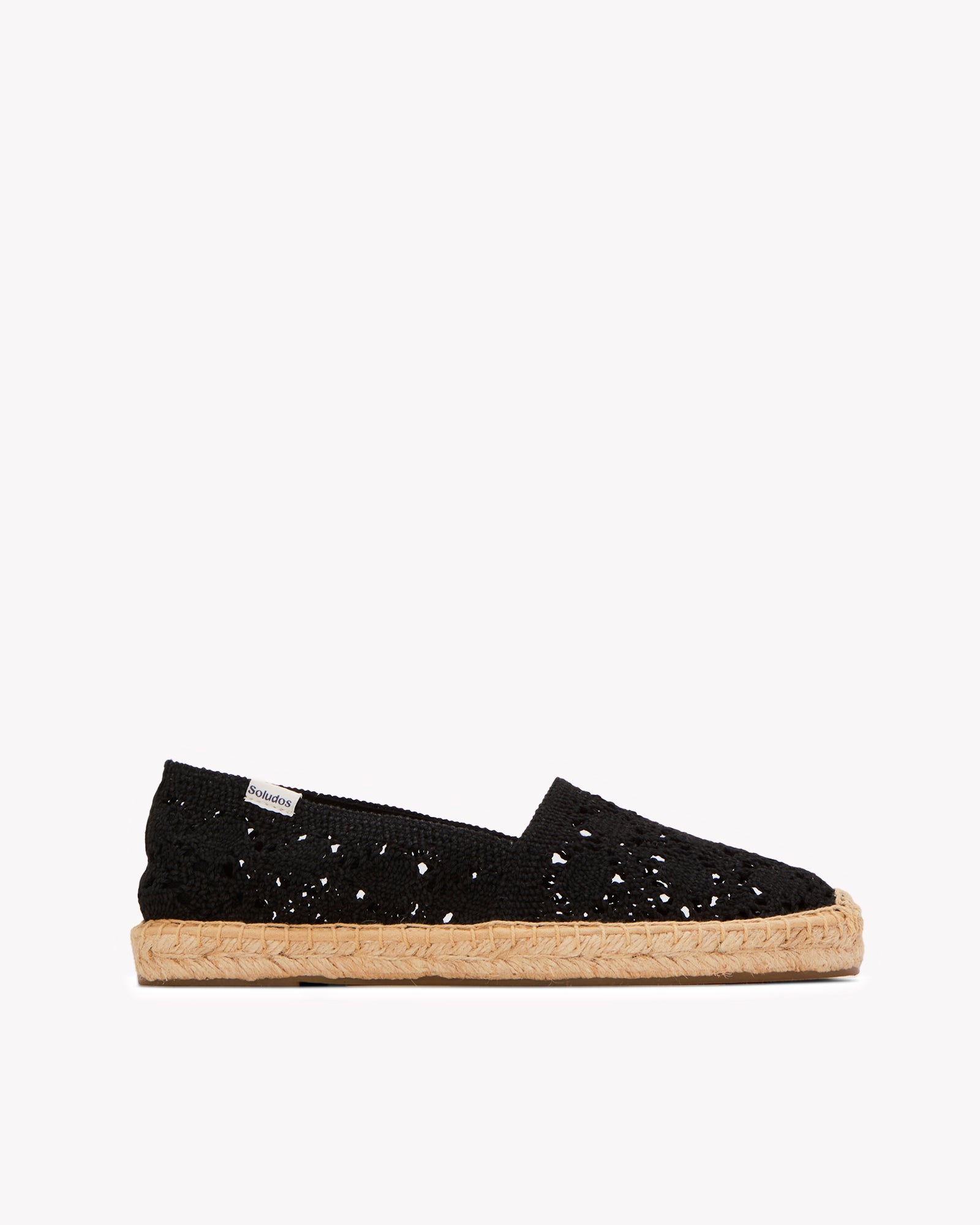 The Original Espadrille - Crochet - Noche Black - Women's