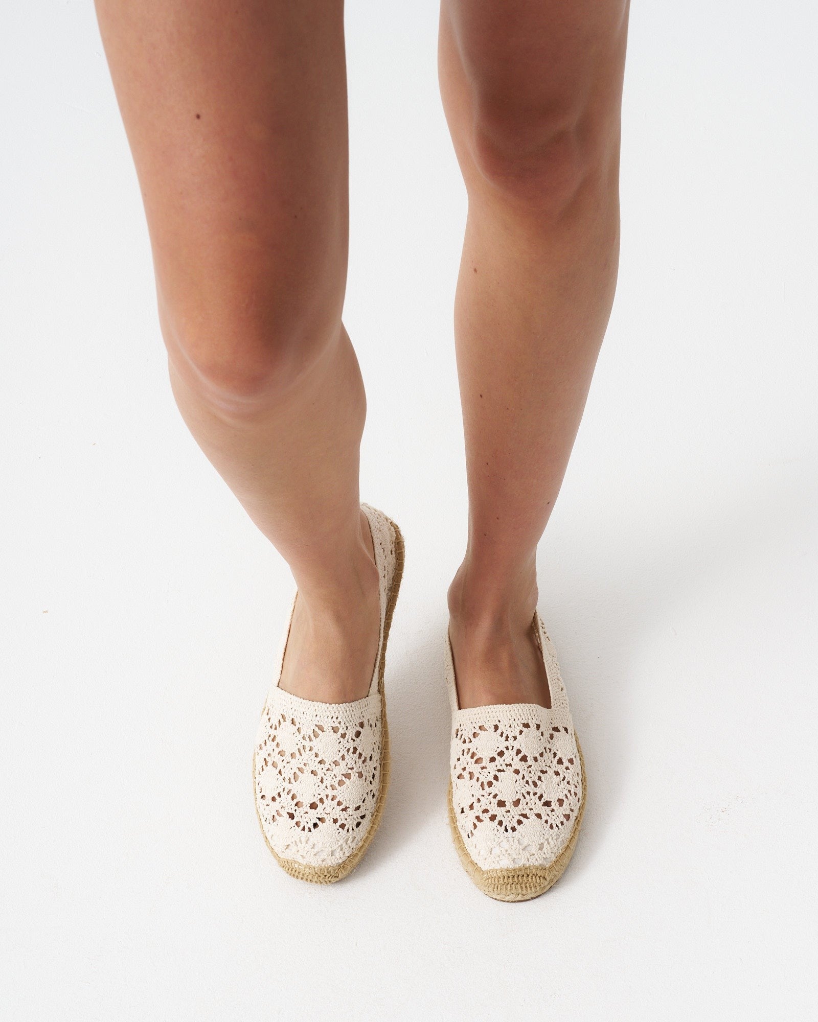 Women's Original Espadrille | Crochet | Natural Undyed - Women's Espadrilles - Natural Undyed - Soludos -