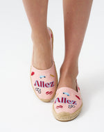 The Original Espadrille - Embroidery / France - Rosa Pink - Women's - Women's Espadrilles - Rosa Pink / France - Soludos - 