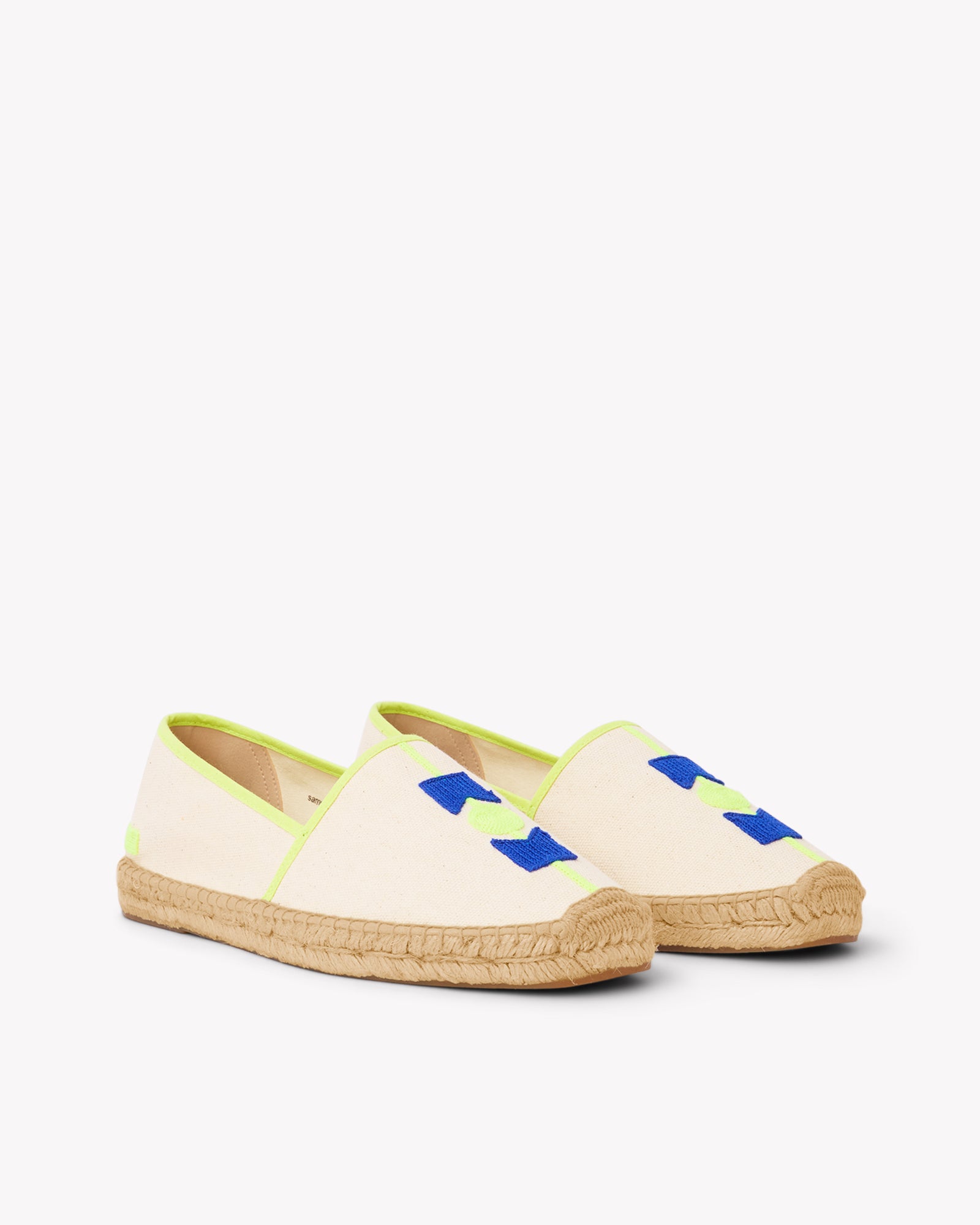 Women's Original Espadrille | Embroidery | Molyan Blue - Natural Undyed - Women's Espadrilles - Natural Undyed - Molyan Blue - Soludos - 