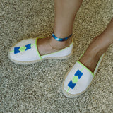 Women's Original Espadrille | Embroidery | Molyan Blue - Natural Undyed - Women's Espadrilles - Natural Undyed - Molyan Blue - Soludos - 