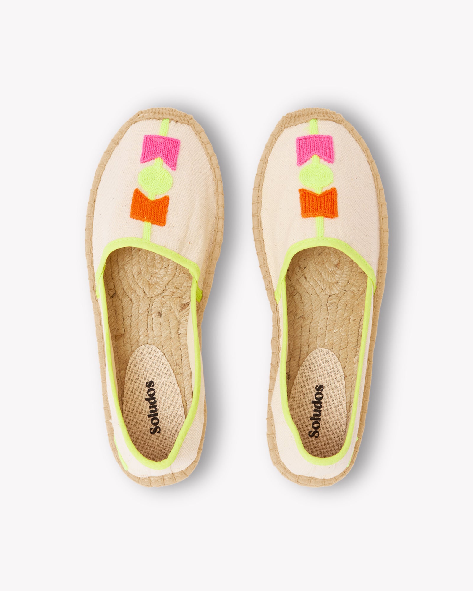 Women's Original Espadrille | Embroidery | Molyan Sunset - Natural Undyed - Women's Espadrilles - Natural Undyed - Molyan Sunset - Soludos - 