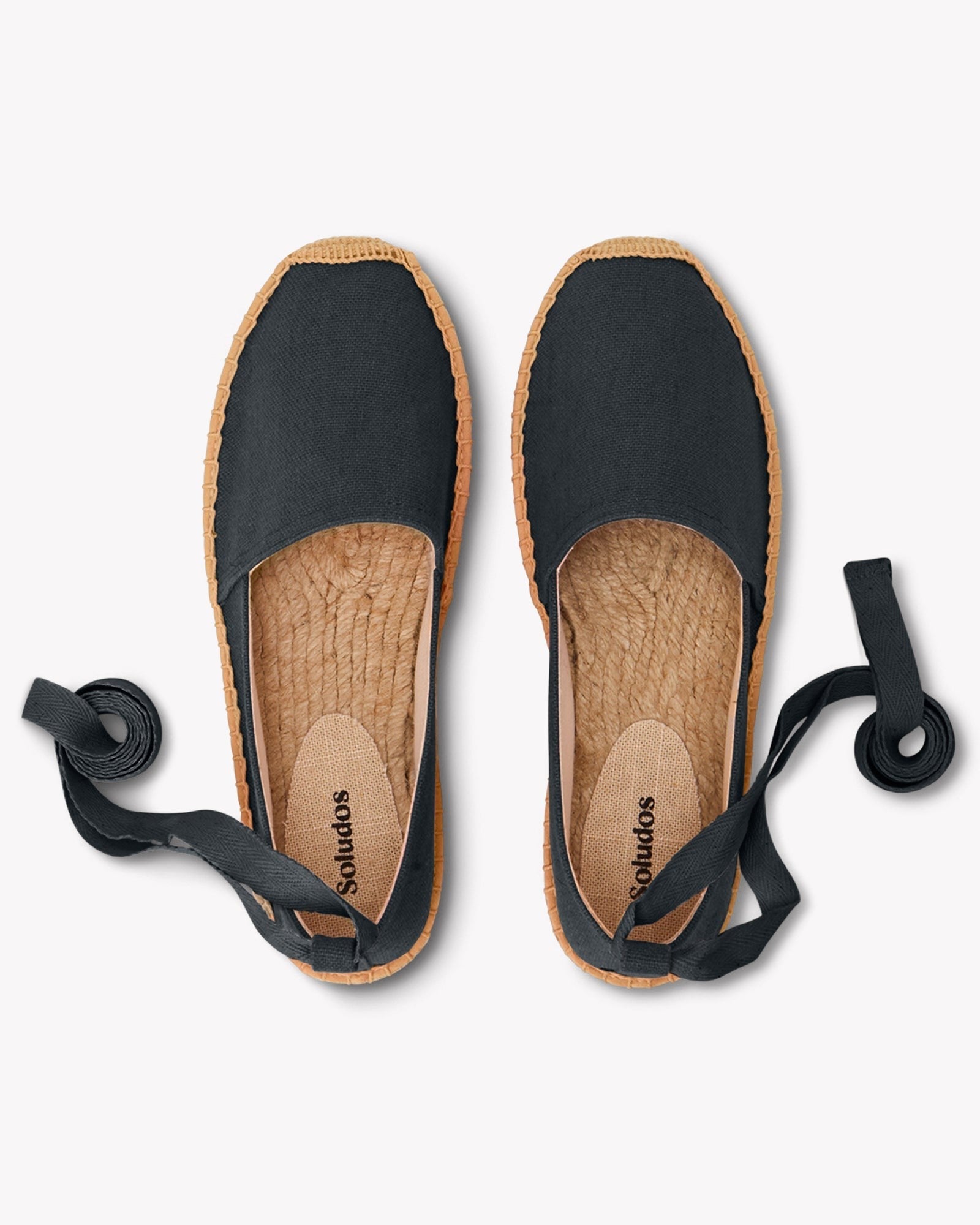 The Original Lace Up Espadrille - Noche Black - Women's - Women's Espadrilles - Noche Black - Soludos - 