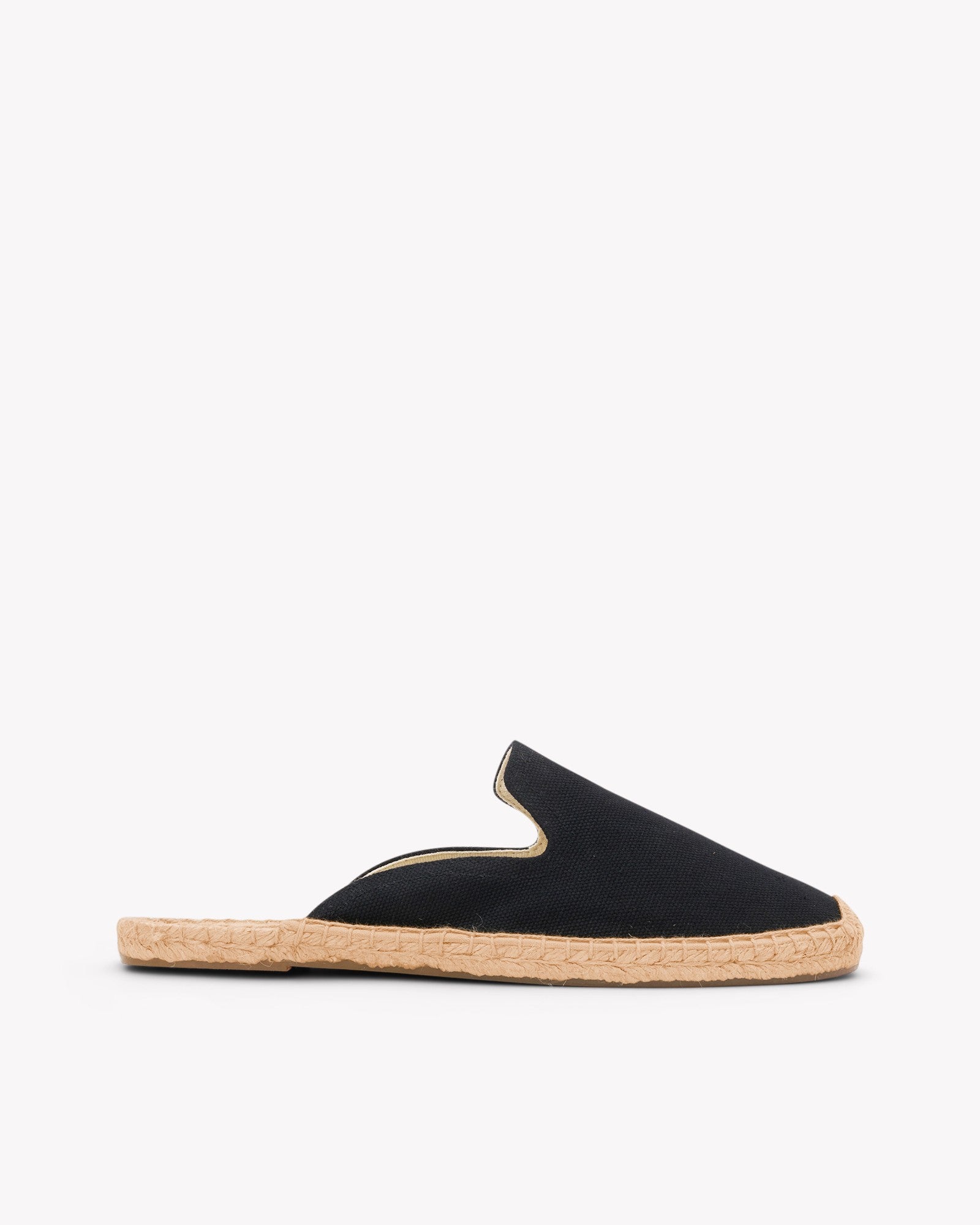 Womens_Espadrilles_The Dali Mule_Canvas Colors_Noche Black - Women's Espadrilles - Noche Black - Soludos - 