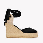 The Platform Wedge - Classic - Noche Black - Women's - Women's Wedge Espadrilles - Noche Black - Soludos - 