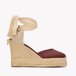The Platform Wedge - Classic - Castano Brown - Women's - Women's Wedge Espadrilles - Castaño Brown - Soludos - 