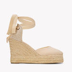 The Platform Wedge - Classic - La Concha Ivory - Women's - Women's Wedge Espadrilles - La Concha Ivory - Soludos - 