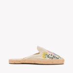 Womens_Espadrilles_The Smoking Mule_Embroidery_Natural Undyed - Lavender Fields - Women's Espadrilles - Natural Undyed - Lavender Fields - Soludos - 