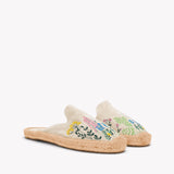 Womens_Espadrilles_The Smoking Mule_Embroidery_Natural Undyed - Lavender Fields - Women's Espadrilles - Natural Undyed - Lavender Fields - Soludos - 