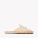 Women's Smoking Mule Espadrille | Embroidery | Sagittarius - Natural Undyed - Womens Espadrilles - Sagittarius - Natural Undyed - ET2C - 