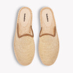 Women's Smoking Mule Espadrille | Raffia | Natural Undyed - Women's Espadrilles - Natural Undyed - Soludos -