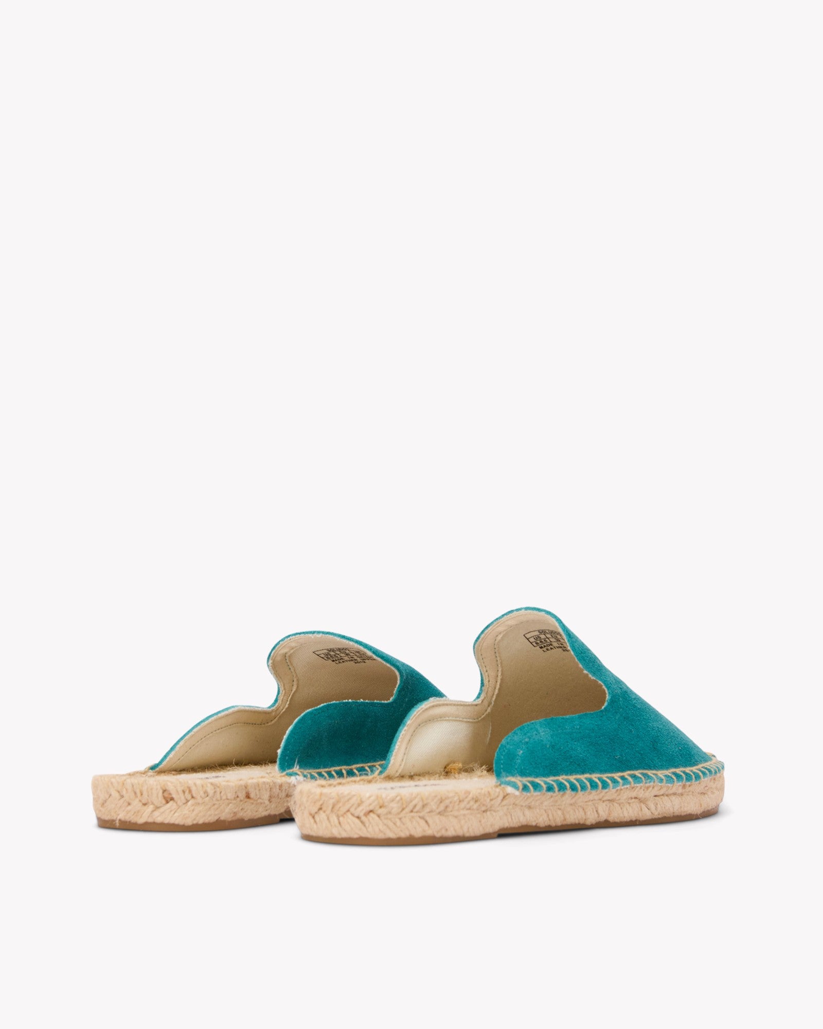 Women's Smoking Mule Espadrille | Suede | Transformative Teal - Women's Espadrilles - Transformative Teal - Soludos - 