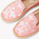 Women's Platform Smoking Espadrille | Embroidery | Wild Petals - Dusty Rose Pink - Womens Espadrilles - Wild Petals - Dusty Rose Pink - ET2C - 