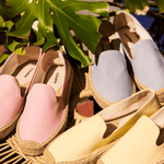 Women's Platform Smoking Espadrille | Woven Color | Dusty Rose Pink - Womens Espadrilles - Dusty Rose Pink - Soludos - 