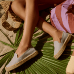 Women's Platform Smoking Espadrille | Woven Color | Dolphin Blue - Womens Espadrilles - Dolphin Blue - Soludos - 
