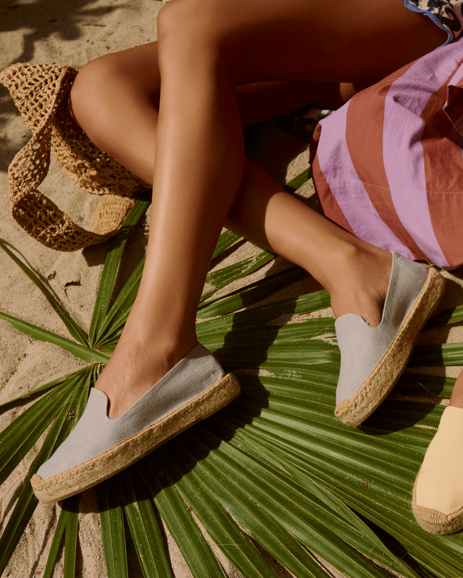 Women's Platform Smoking Espadrille | Woven Color | Dolphin Blue - Womens Espadrilles - Dolphin Blue - Soludos - 