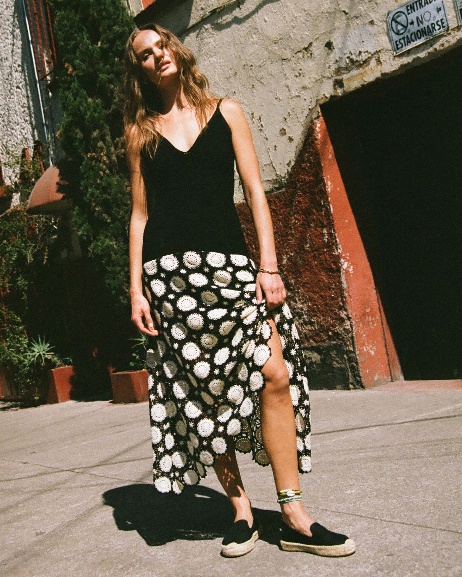 Women's Platform Smoking Espadrille | Woven Color | Noche Black - Women's Espadrilles - Noche Black - Soludos - 