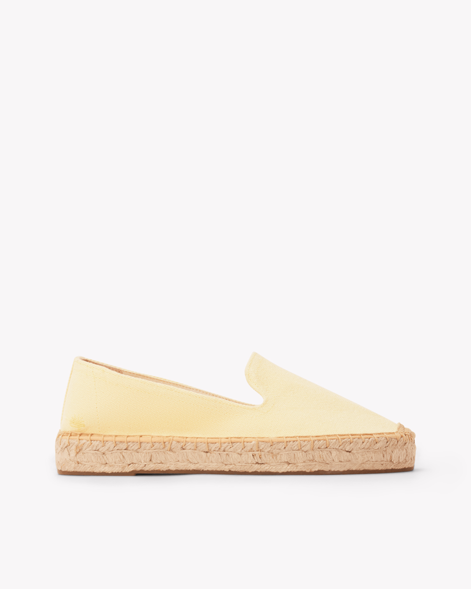 Women's Platform Smoking Espadrille | Woven Color | Butter Yellow - Womens Espadrilles - Butter Yellow - ET2C - 