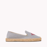 The Smoking Slipper - Embroidery / Allora Amore / Dolphin Blue - Women's - Women's Espadrilles - Dolphin Blue - ET2C - 