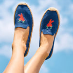 Women's Smoking Espadrille | Embroidery | Chilli - Armada Blue - Women's Espadrilles - Armada Blue - Chilli - Soludos - 