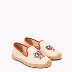 Women's Smoking Espadrille | Embroidery | Draper Lucky You - Natural Undyed - Womens Espadrilles - Draper Lucky You - Natural Undyed - Soludos - 