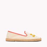 Women's Smoking Espadrille | Embroidery | Farfalle - Ivory - Women's Espadrilles - Farfalle - Ivory - Soludos -