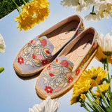 Womens_Espadrilles_The Smoking_Embroidery_Dolphin Blue - Garden Flowers - Women's Espadrilles - Dolphin Blue - Garden Flowers - Soludos - 