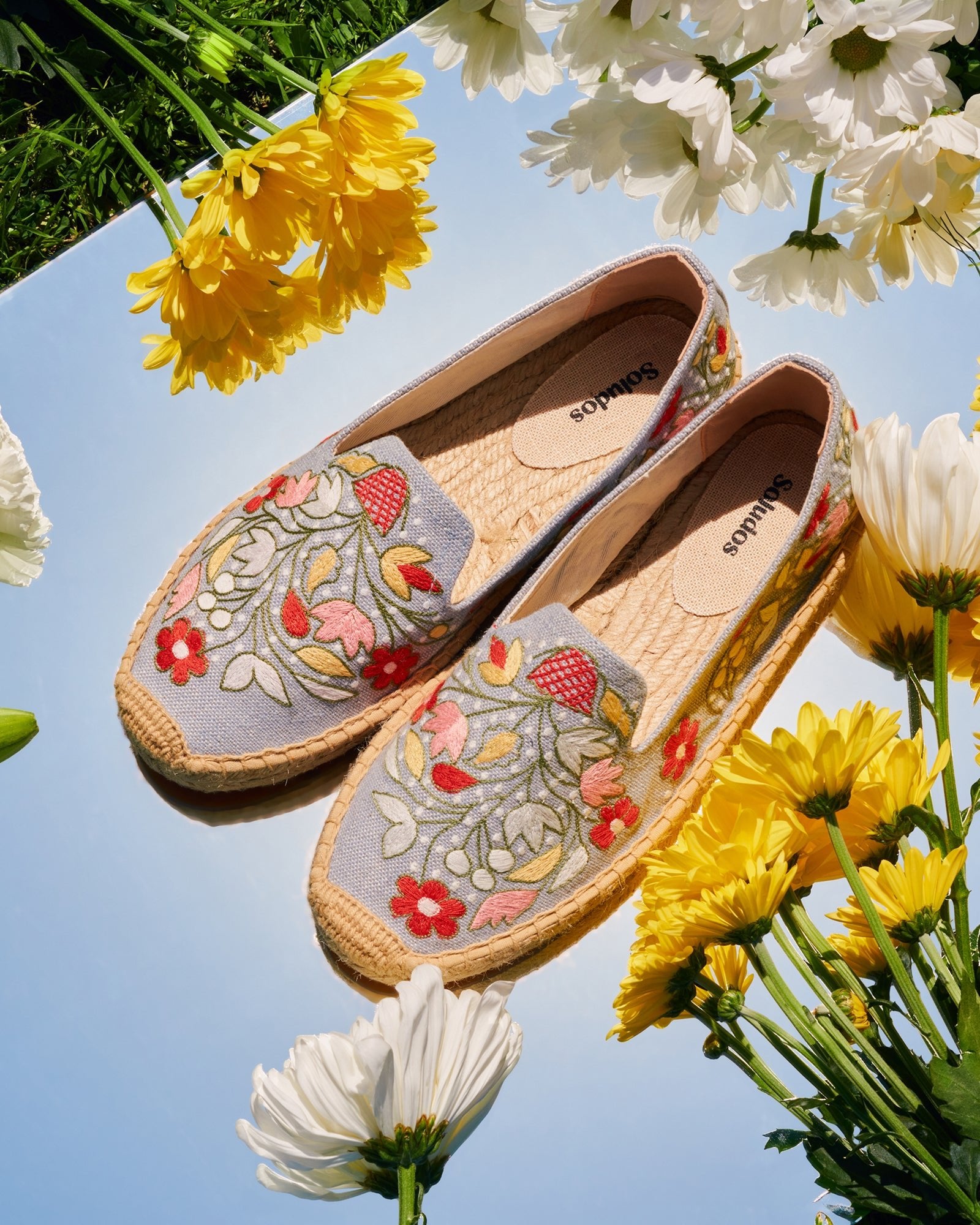 Womens_Espadrilles_The Smoking_Embroidery_Dolphin Blue - Garden Flowers - Women's Espadrilles - Dolphin Blue - Garden Flowers - Soludos - 