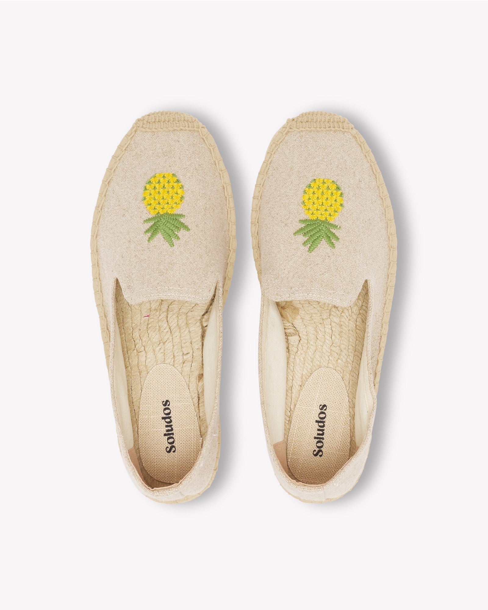 Womens_Espadrilles_The Smoking_Embroidery_Natural Undyed - Pineapple - Women's Espadrilles - Natural Undyed - Pineapple - Soludos - 