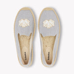 Womens_Espadrilles_The Smoking_Embroidery_Dolphin Blue - White Lotus - Women's Espadrilles - Dolphin Blue - White Lotus - Soludos - 