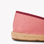 Women's Smoking Espadrille | Linen Color | Coral Red - Women's Espadrilles - Coral Red - Soludos - 
