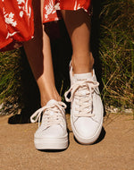 The Ibiza Platform - Classic - Oasis White - Women's - Women's Sneakers - Oasis White - Soludos - 