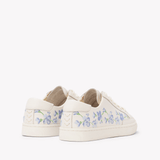 Women's Ibiza Classic Sneaker | Embroidery | Draper Blue Florals - Oasis White - Womens Espadrilles - Draper Blue Florals - Oasis White - Soludos - 