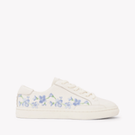 Women's Ibiza Classic Sneaker | Embroidery | Draper Blue Florals - Oasis White - Womens Espadrilles - Draper Blue Florals - Oasis White - Soludos - 