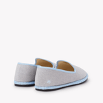 Women's Venetian Flat | Woven Color | Powdered Blue - Womens All Weather Flats - Powdered Blue - Soludos - 